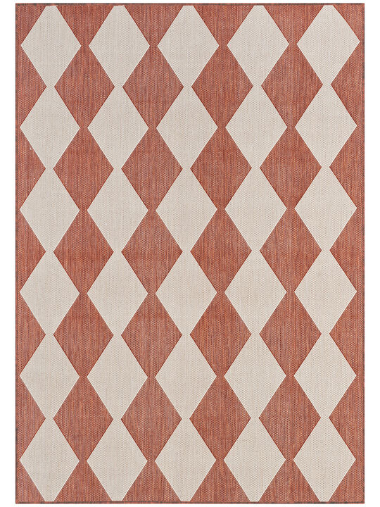 Positano POS04 Terracotta 4' x 6' Rug