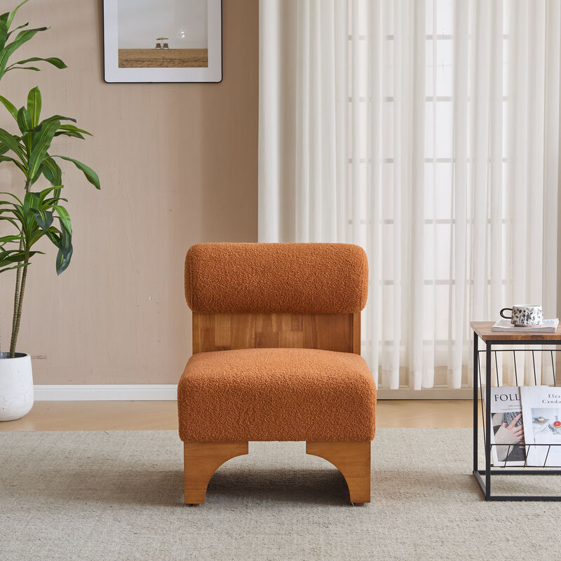 Merax Modern Boucle Lounge Chair Accent Chair