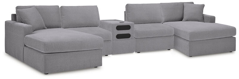 Modmax 5 Piece Sectional with Audio Console image number 0