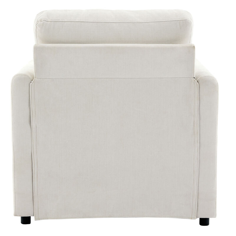 Merax Upholstered Armchair Single Sofa Chair