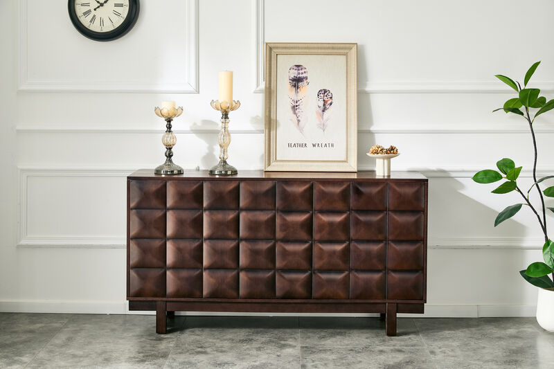 Bisirm 60" Push-to-Open Sideboard image number 1