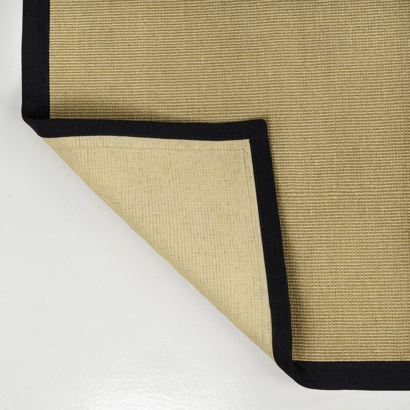 Camden Farmhouse Cottage Border Jute Area Rug