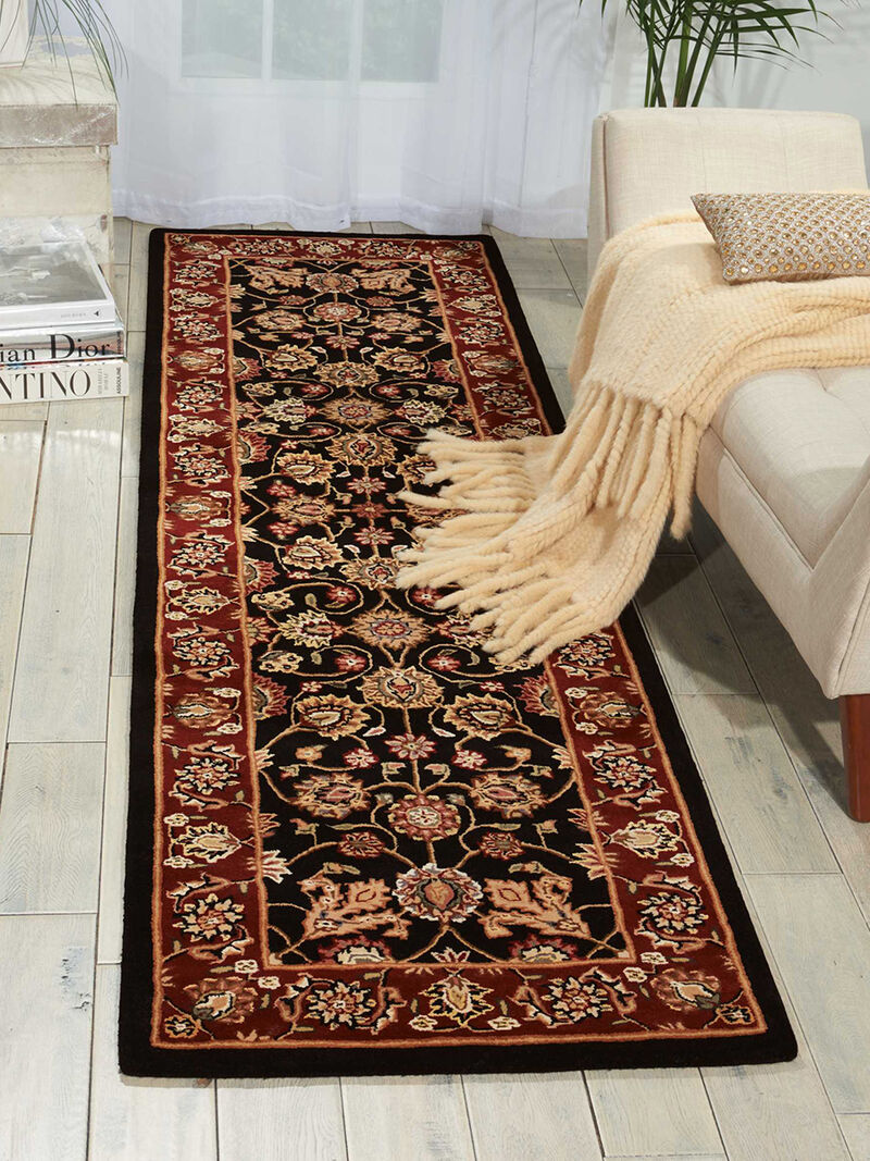 Nourison 2000 2017 Black 4' x Round Rug