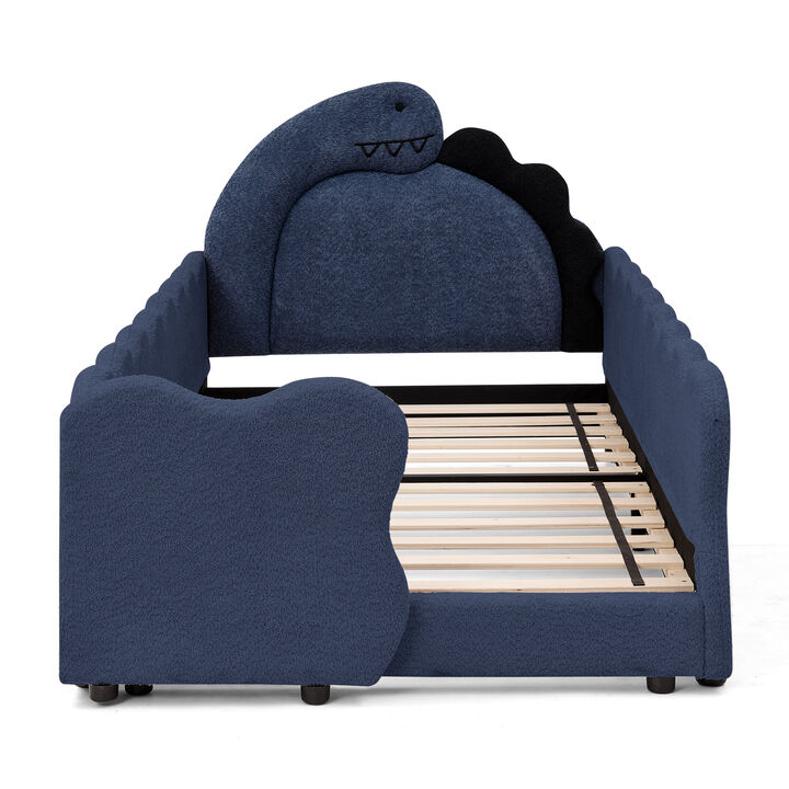 Ganwan Cute Dinosaur-Shaped Kids Bed Frame