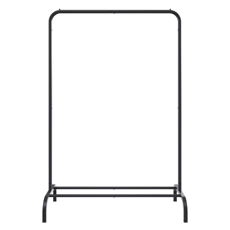 Freestanding Clothes Rack with Hanging Bar and Bottom Storage Organizer image number 0