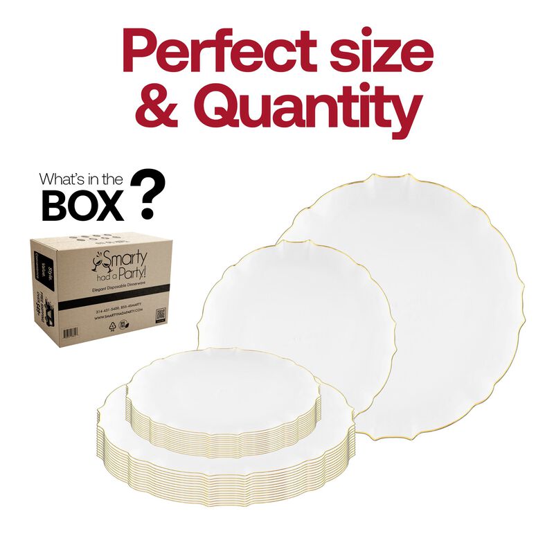 Pearl Pink Round Lotus Plastic Dinnerware Value Set (120 Sets) image number 4
