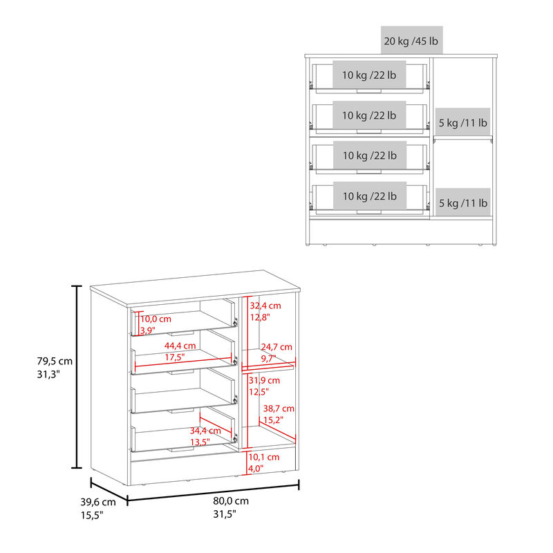 Mikdat One Door Dresser image number 3