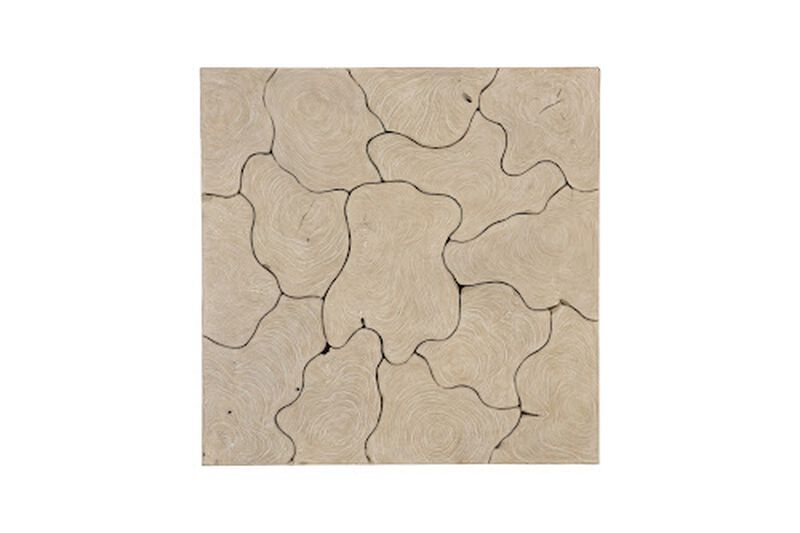 Teak Slice Square Coffee Table image number 2