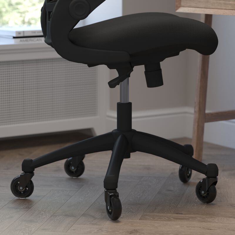 Kelista Desk Chair with Transparent Roller Wheels