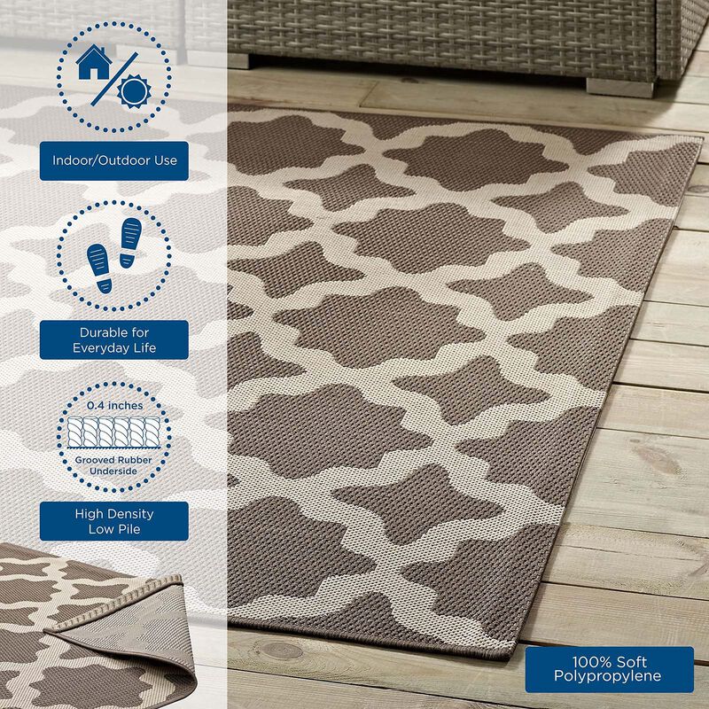 Cerelia Moroccan Trellis 9x12 Indoor and Outdoor Area Rug image number 7