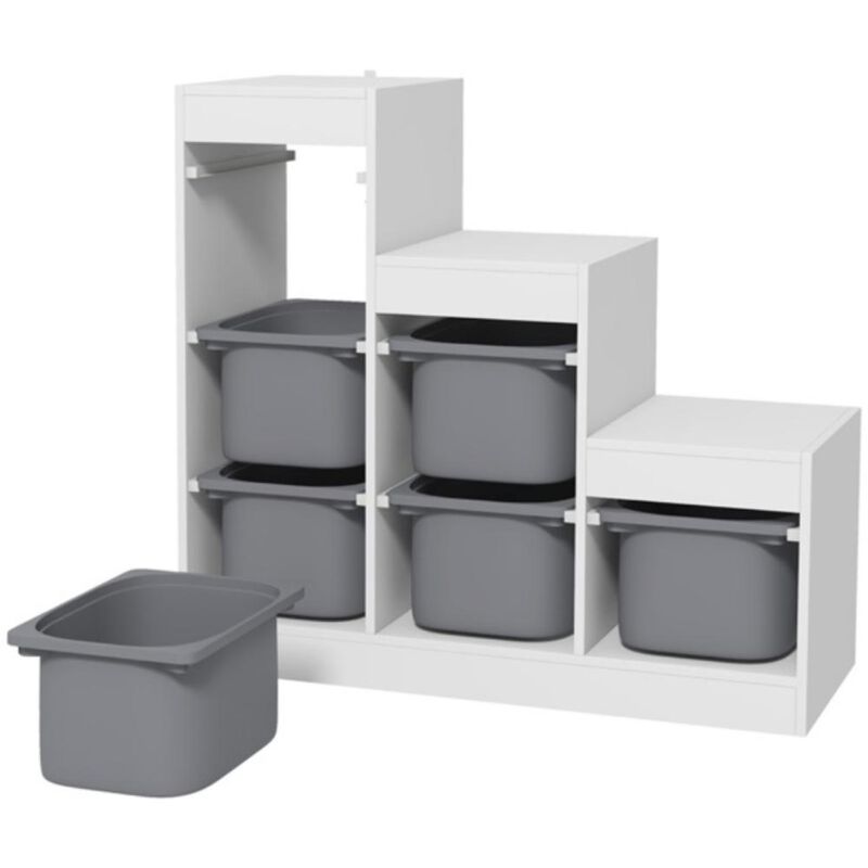 Storage Bins &ndash; Durable and Stackable Organizers for Home, Garage, or Office