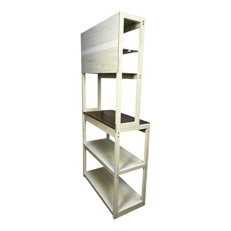ELEMENT ACE 5-Tier Bakers Rack for Kitchen with Storage, Multi-Purpose Coffee Bar Stand, Kitchen Shelf Organizer for Microwave, Cookware and Bakeware image number 7