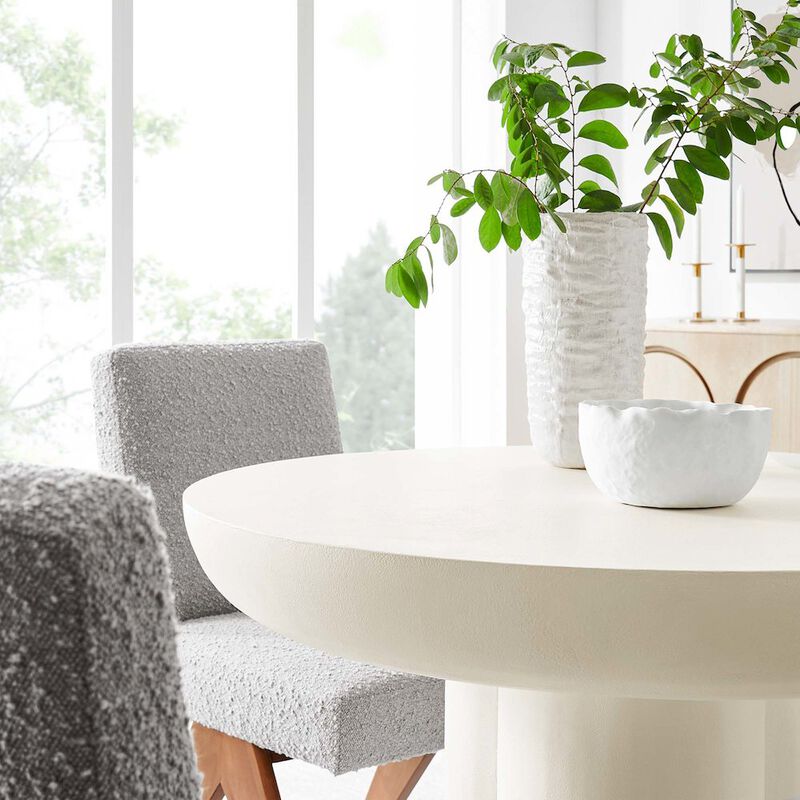 Caspian 40" Round Concrete Dining Table image number 8
