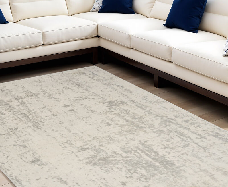 HomeRoots Abstract Power Loom Area Rug image number 1