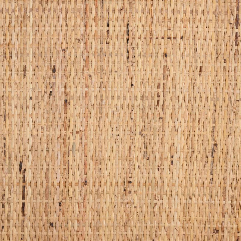 bali & pari Raul Natural Rattan Kitchen Cart - 2-Tier Handwoven Wicker Storage Trolley with Handle for Kitchen or Lounge image number 6