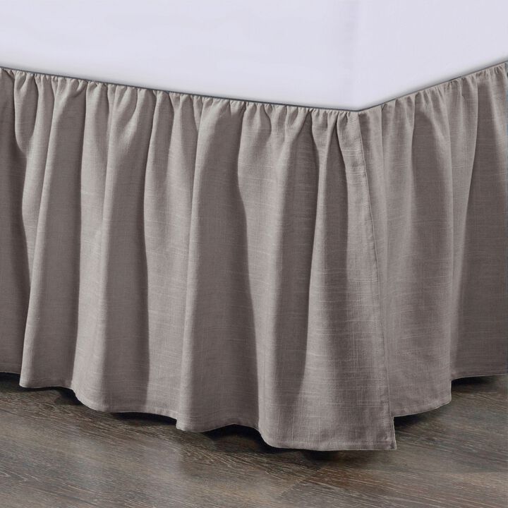 Lily Taupe Queen Bed Skirt