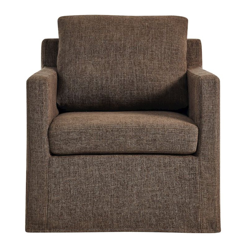 Modway Serene Fabric Slipcovered Swivel Armchair