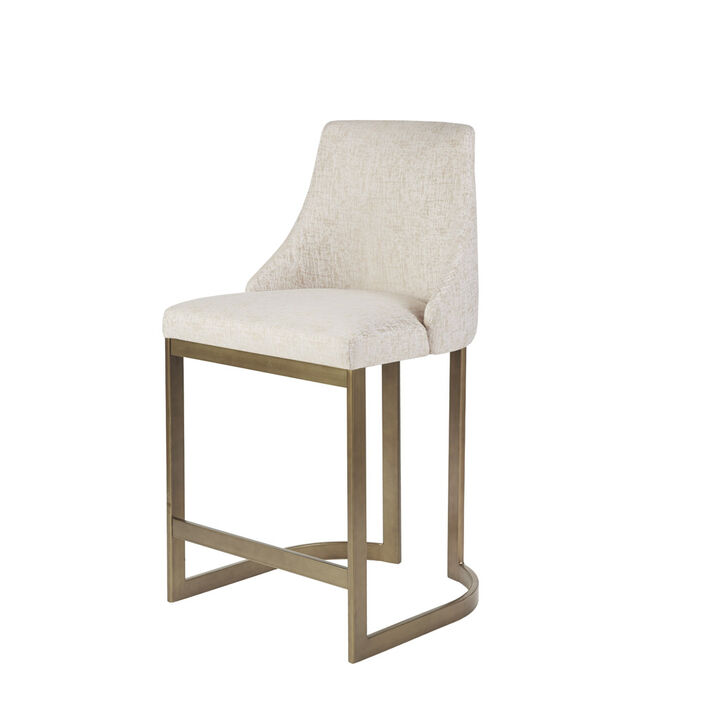 Gracie Mills Dillon Modern Upholstered Counter Stool