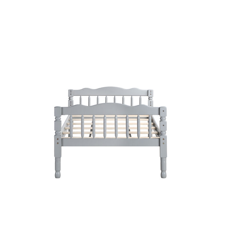 Homestead Twin/Twin Bunk Bed in Gray Finish BD00864