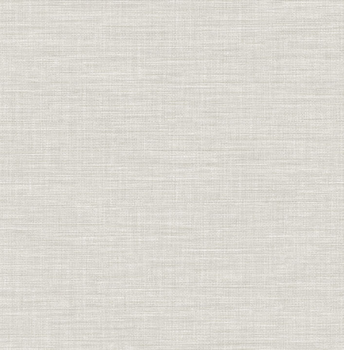 Exhale Light Grey Faux Grasscloth Wallpaper