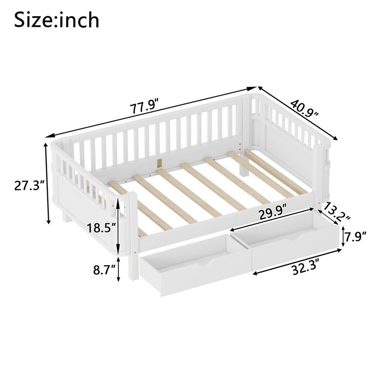 Pangsu Wood Platform Bed for Kids image number 9