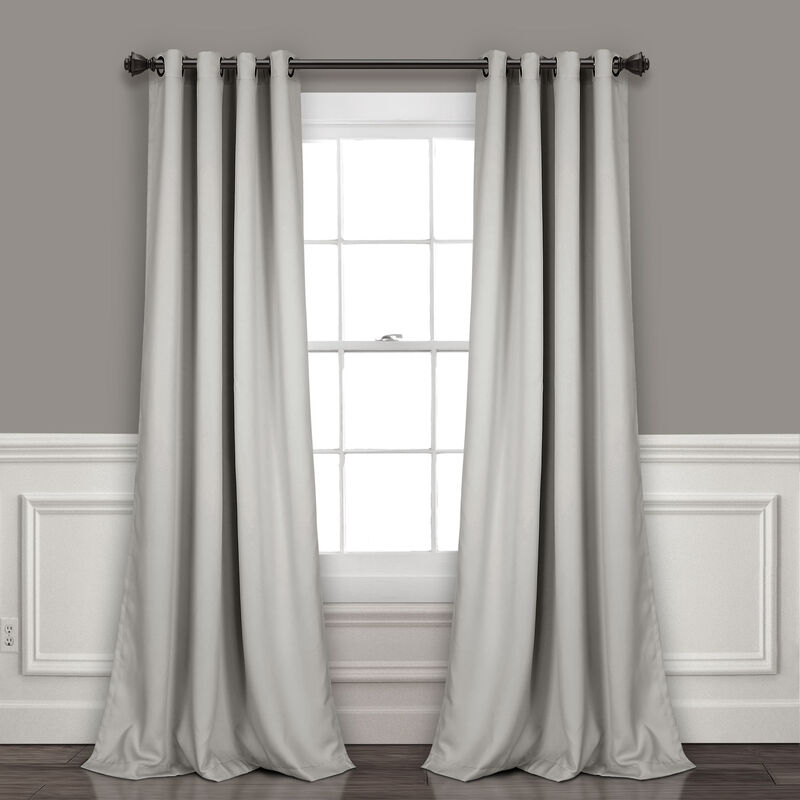 Lush Décor Insulated Grommet Blackout Window Curtain Panels image number 1