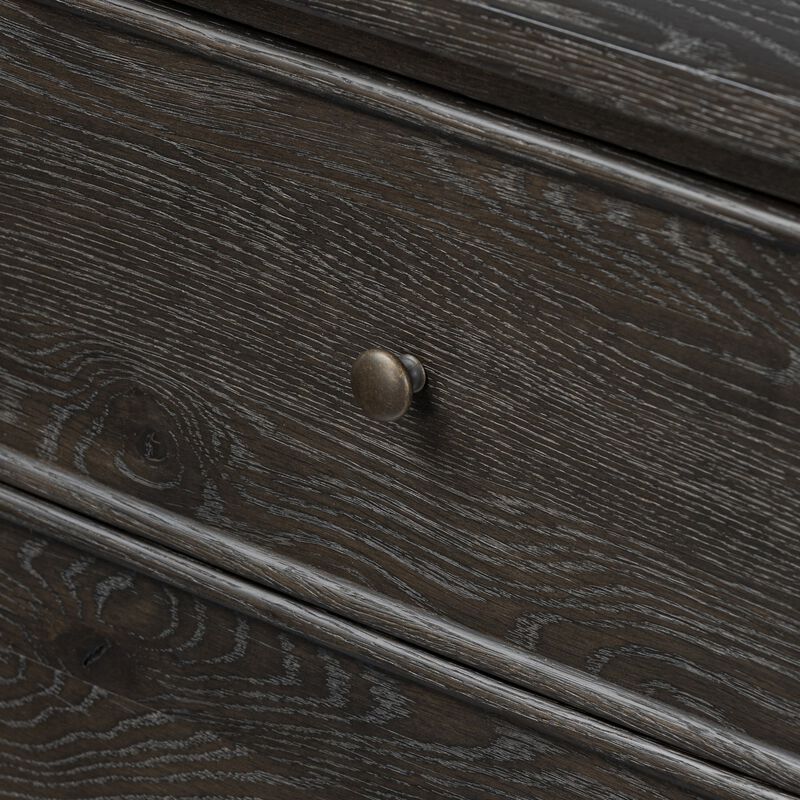 Bari 84" Cracked Smoked Black Sideboard