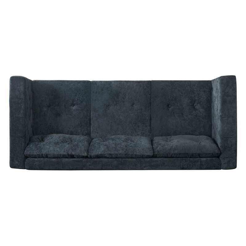 Jubpaf 78" Modern 3 Seater Sofa Chenille image number 6