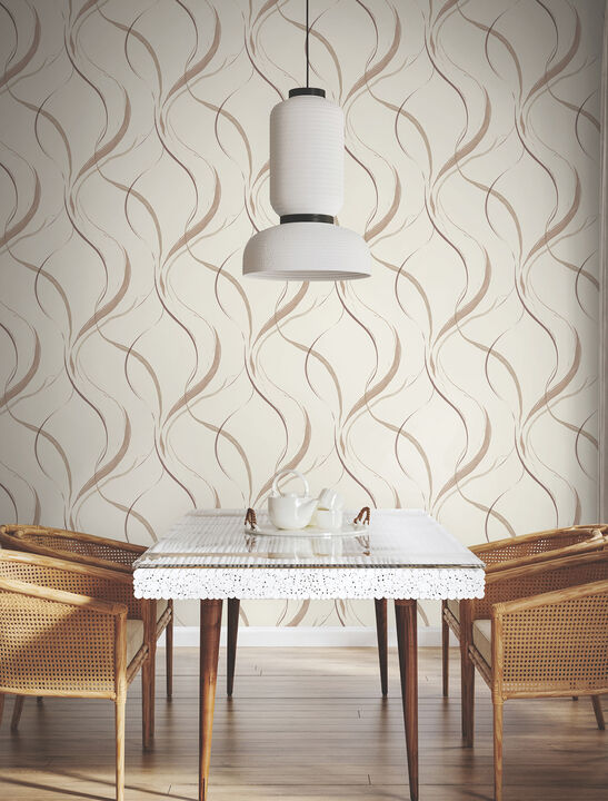 Ink Flow Baked Clay Wallpaper (Set of 2)