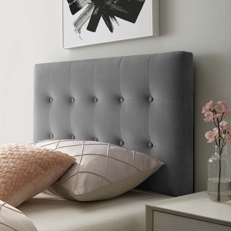 Modway - Emily Twin Biscuit Tufted Performance Velvet Headboard image number 1