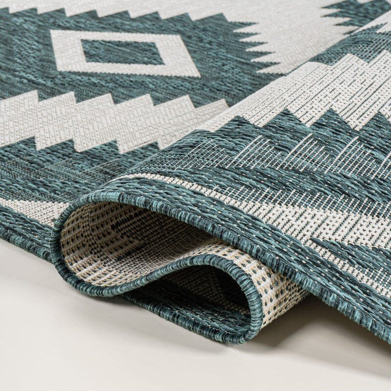 Lior Geometric Moroccan Diamond Indoor/Outdoor Area Rug