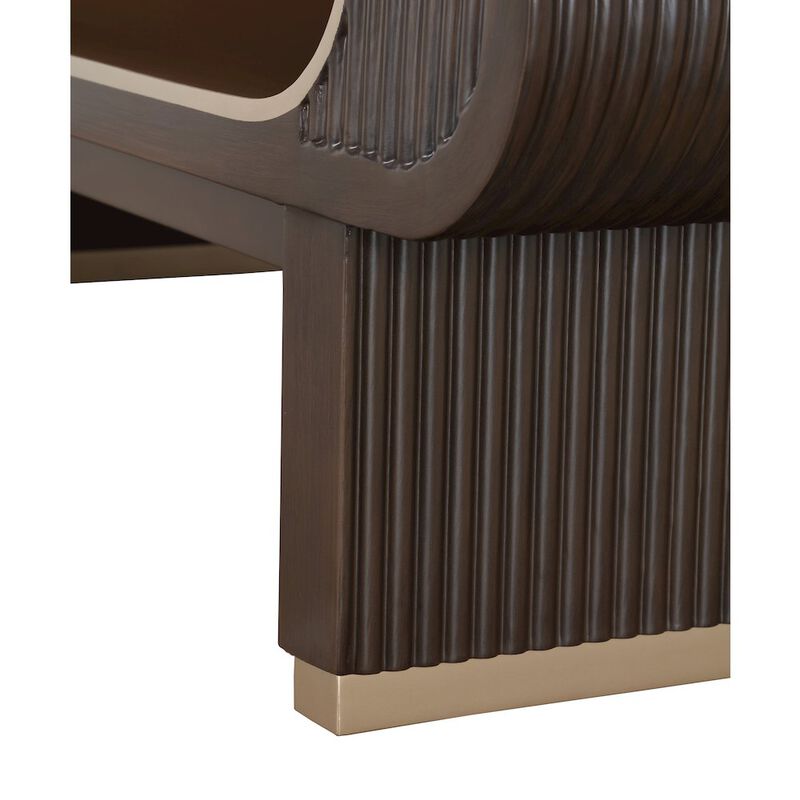 Michael Amini West Kensington Cocktail Table - Medium Espresso