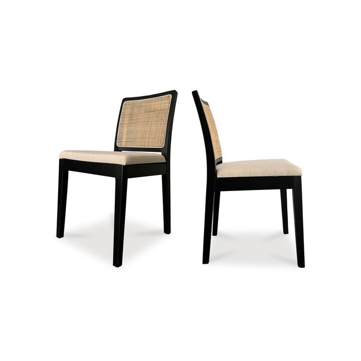 Moe's Home Collection Orville Dining Chair Black-Set Of Two