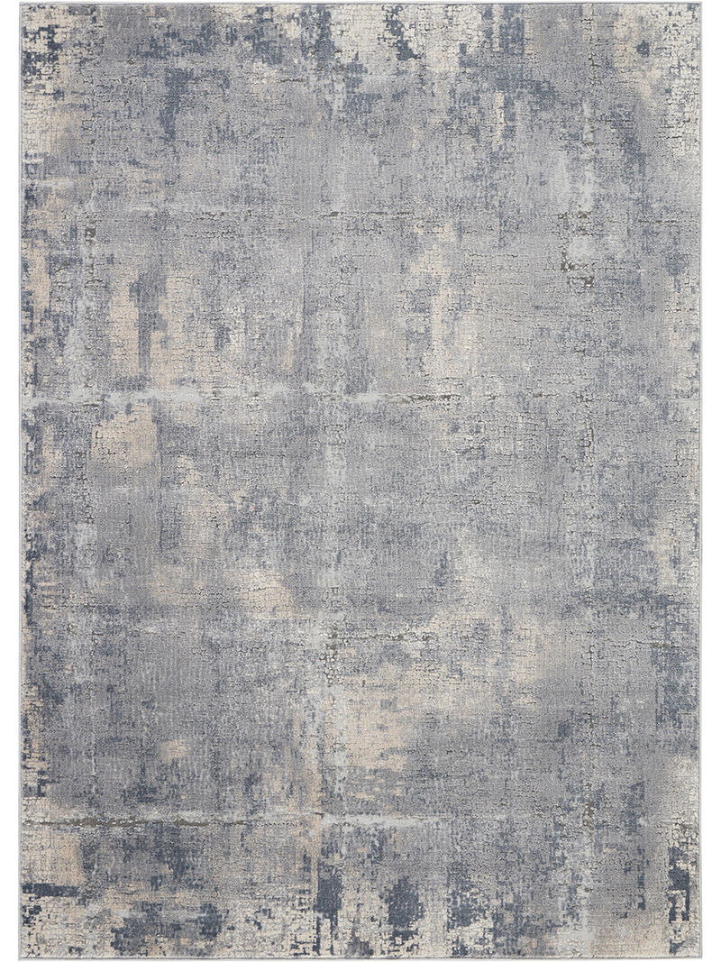 Rustic Textures RUS06 Gray/Beige 5'3" x 7'3" Rug image number 0