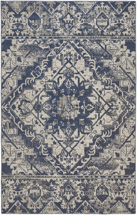 HomeRoots Oriental Power Loom Area Rug