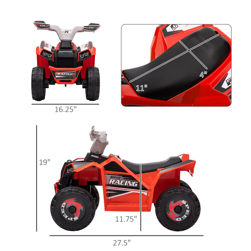 BreeBe 6V Electric Toy Car with Forward Backward, Wear-Resistant Wheels image number 2