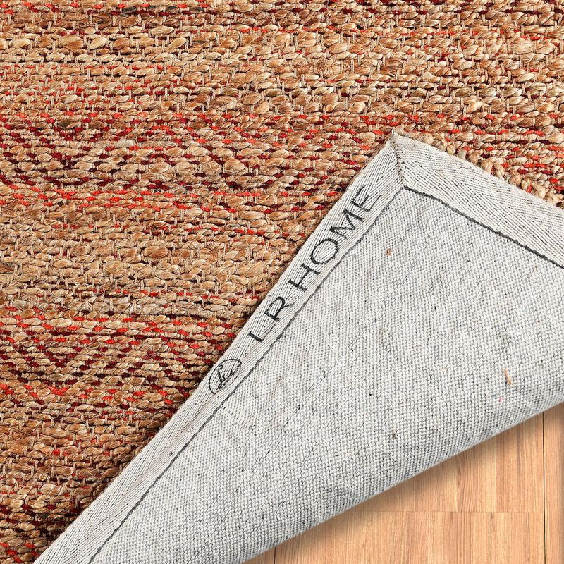 LR Home Natural Fiber Cotton Canvas Area Rug Indoor image number 4