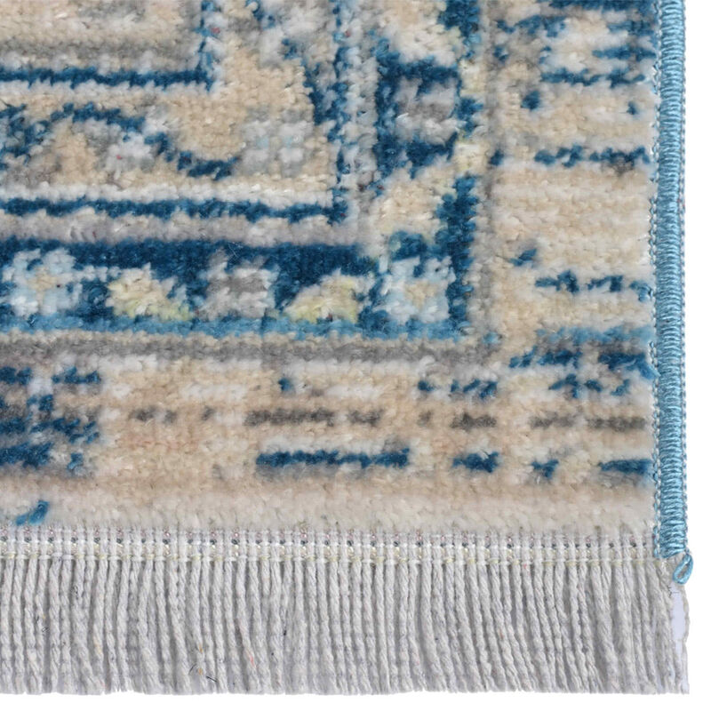 RUGSOTIC CARPETS MACHINE MADE POLYESTER AREA RUGS  - Rectangle Shape, Classic Oriental Traditional  Design, Low Pile Machine Made Area Rugs (M00087) image number 4