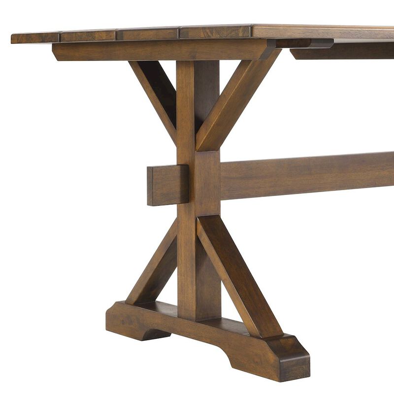 Windchime 71" Wood Dining Table image number 5
