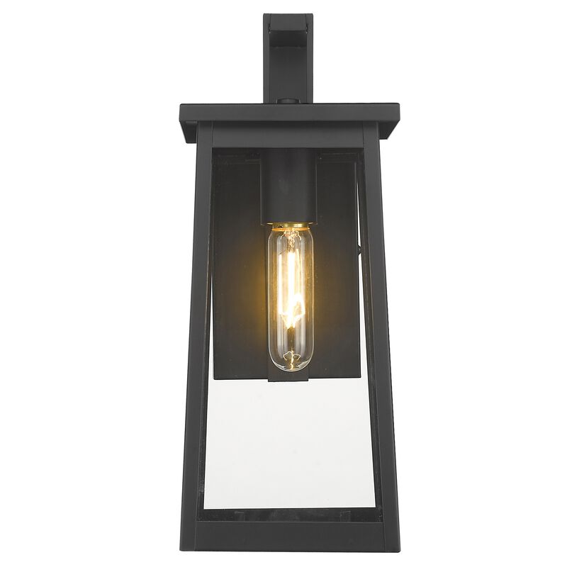 Burnished Contempo Elongated Outdoor Wall Light for Patio, Porch, or Garden