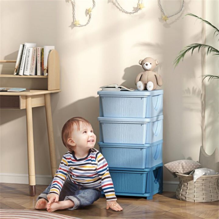 Clothes & Toy Storage Versatile Cubby Organizer for Kids' Room & Closet Organization