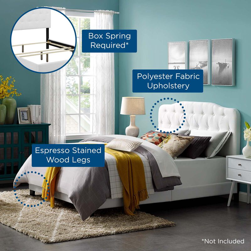 Modway - Amelia Queen Upholstered Fabric Bed image number 5