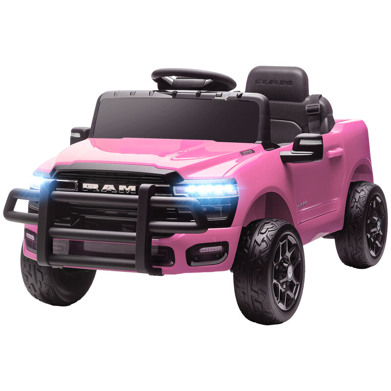 BreeBe 12V Kids Ride on Car, Licensed Dodge RAM 3500 Ride on Toys with Dual Motors, Remote Control image number 0