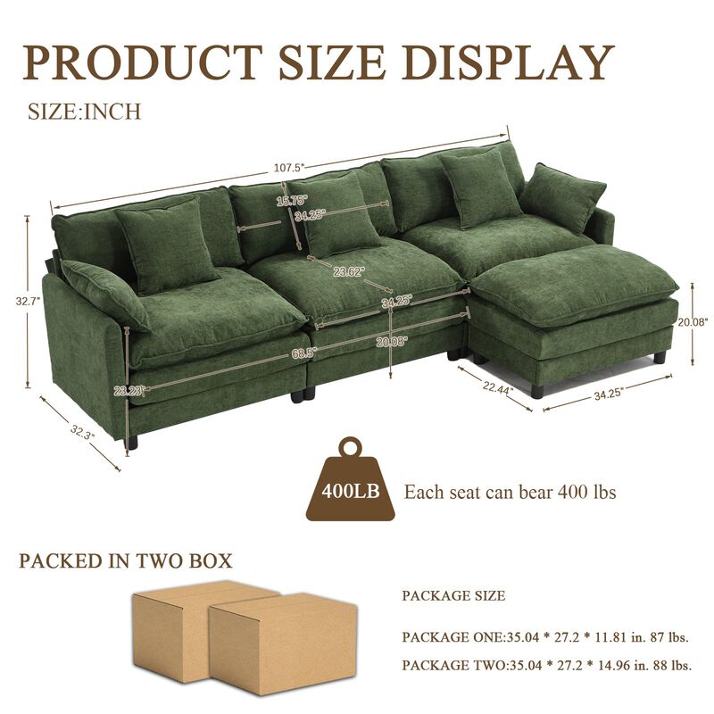 Ruxcis Modern Sofa image number 9