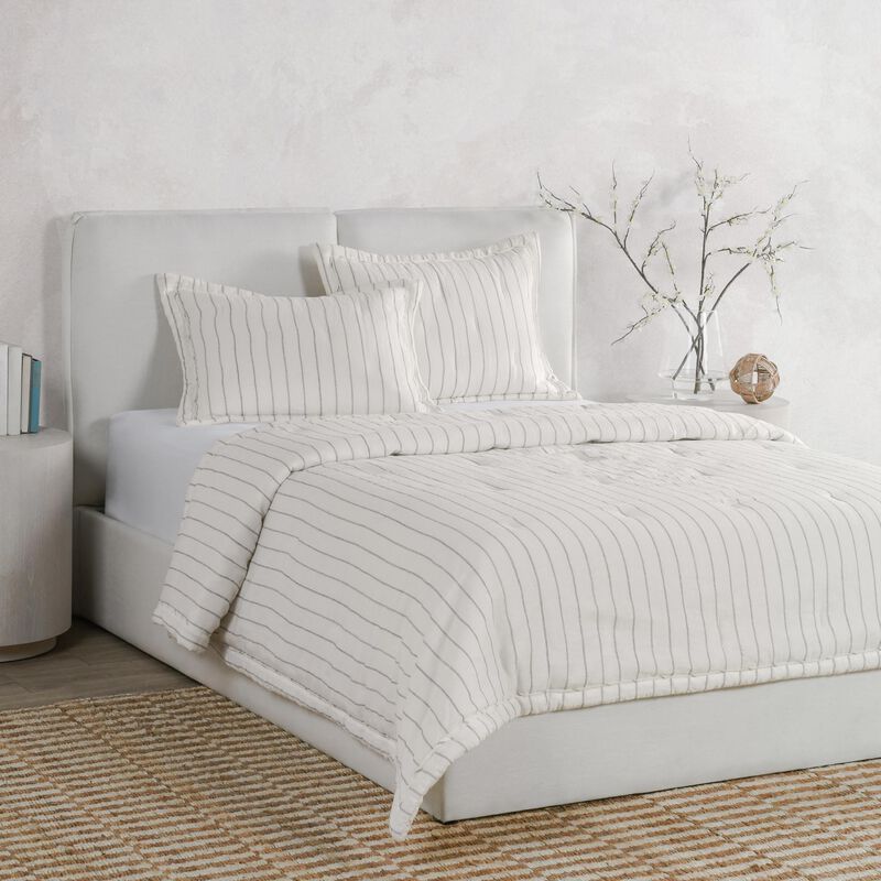Monaco Ivory 3-Piece King Comforter Set