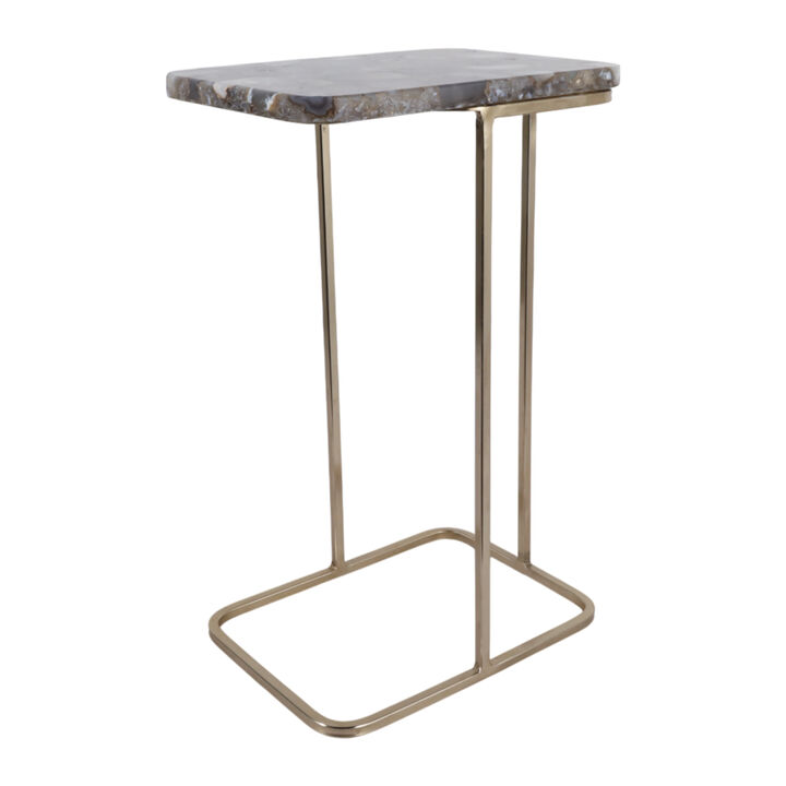 24x15 Agate Top C-Table