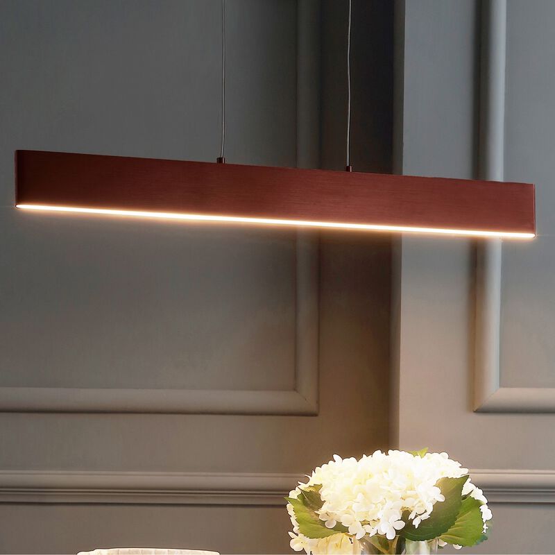 Draper Dimmable Adjustable Integrated LED Metal Linear Pendant