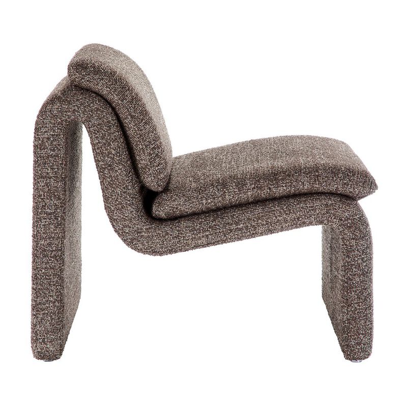 Dune Boucle Upholstered Armless Accent Chair image number 3