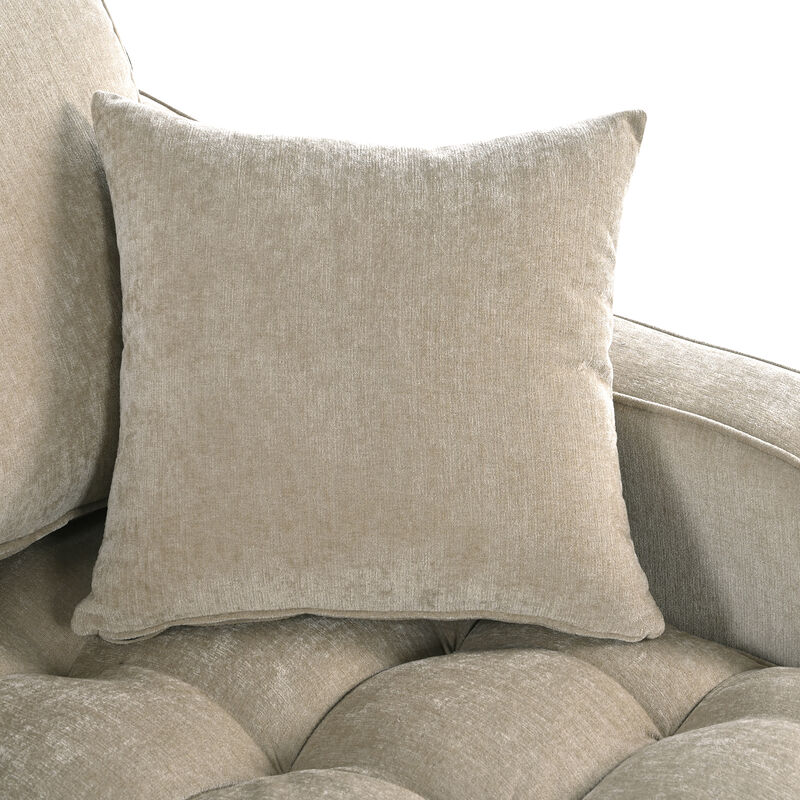 Merax Chenille Fabric Sofa Chaise Lounge