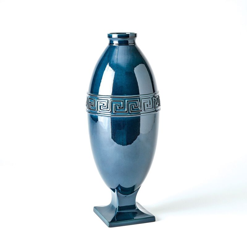 Greek Key Vase